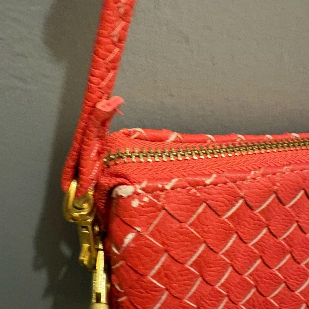 Elegant Coral Crossbody Bag